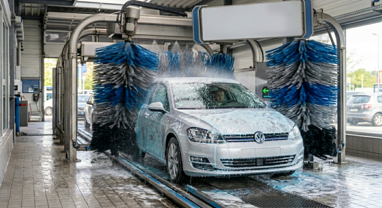 Auto in der Waschanlage beschädigt: Wer haftet?