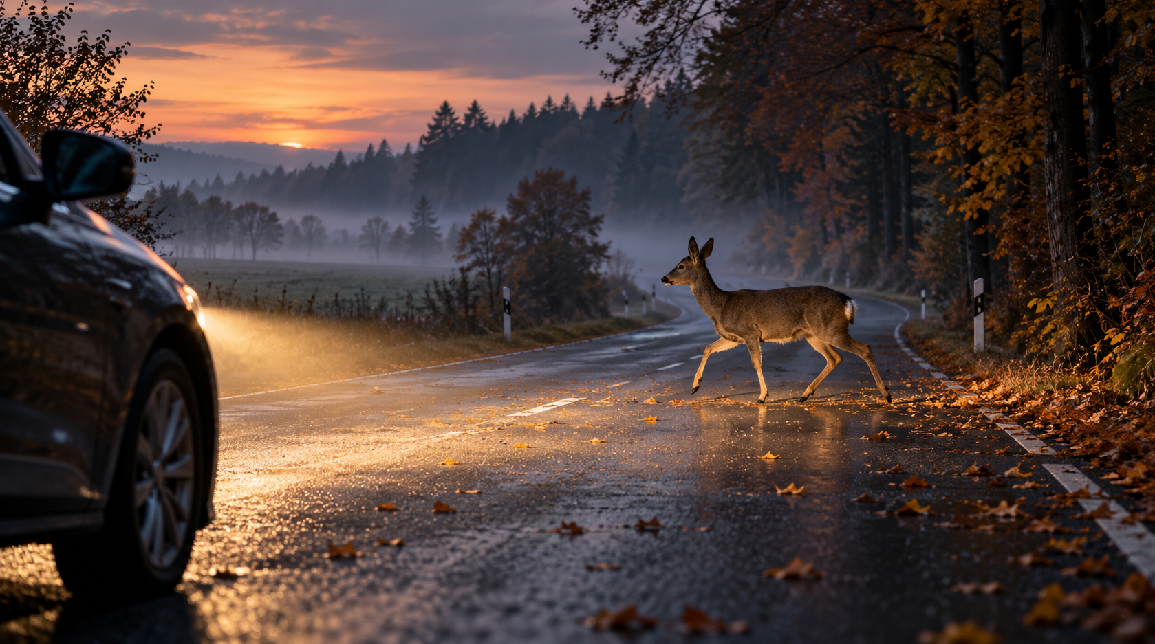 Achtung, Wildwechsel: So reagieren Autofahrer richtig